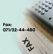 fax: 071 32 44 480